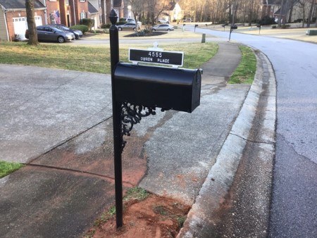Mailbox installation in mableton
