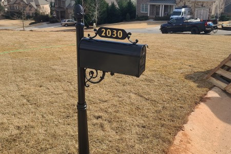 Mailbox installation in cumming